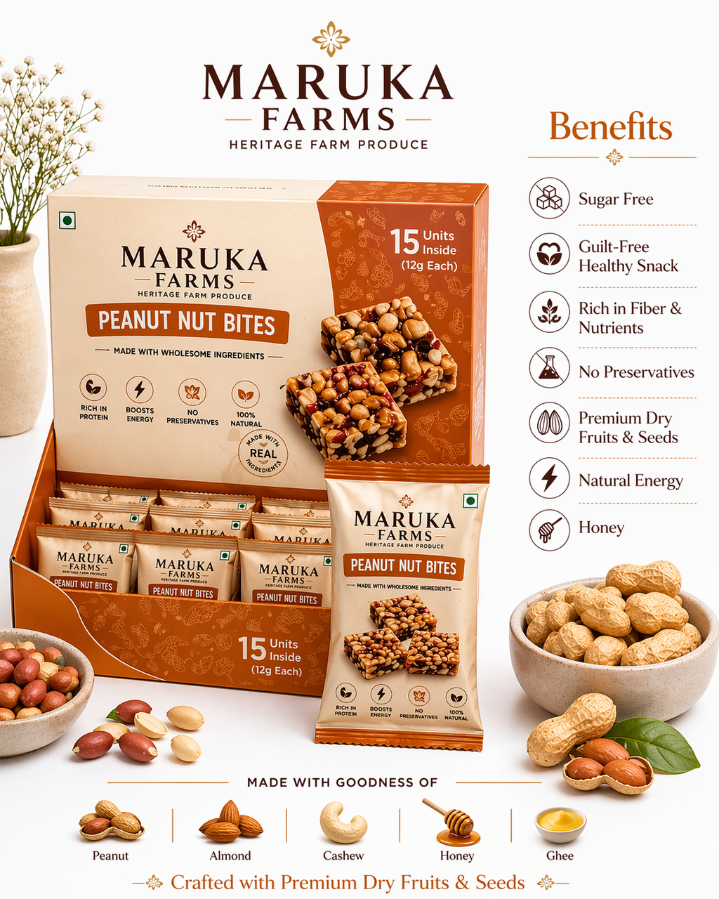 Pinut Dryfruit Bites