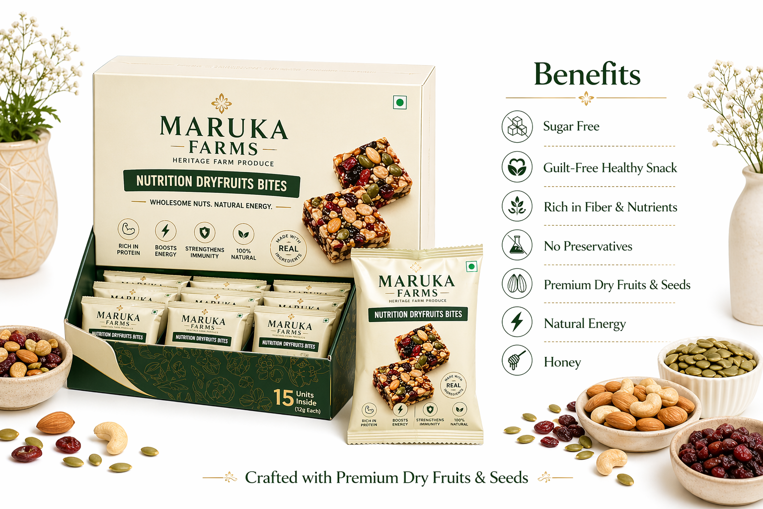 Nutritional Dryfruit Bites